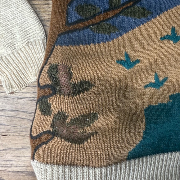 Vintage Scenic Knit Cardigan - Picture 7 of 11